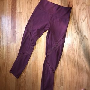 Lululemon crop mesh leggings